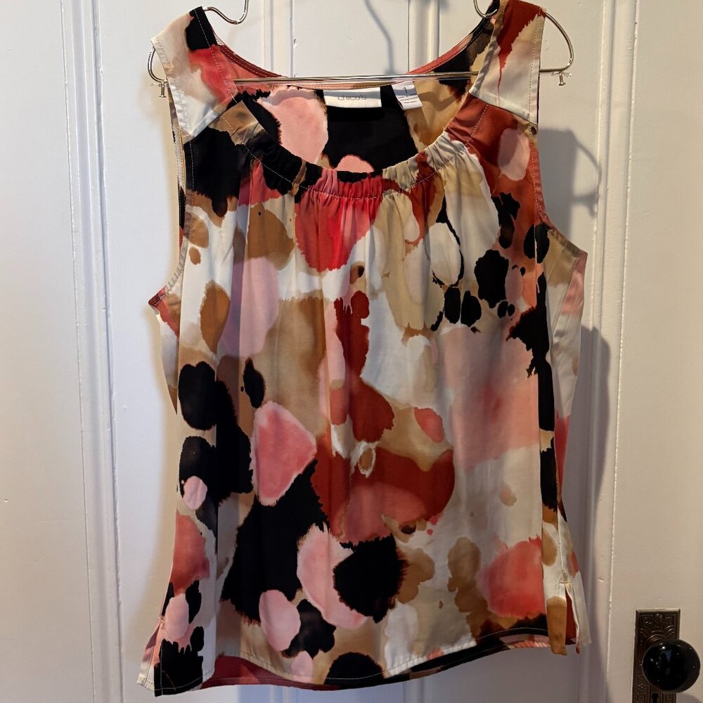 Chico's Multicolor Business Casual Top